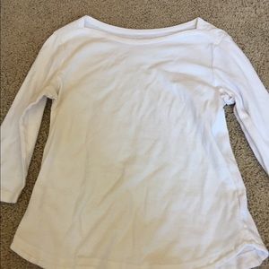 White 3/4 sleeve